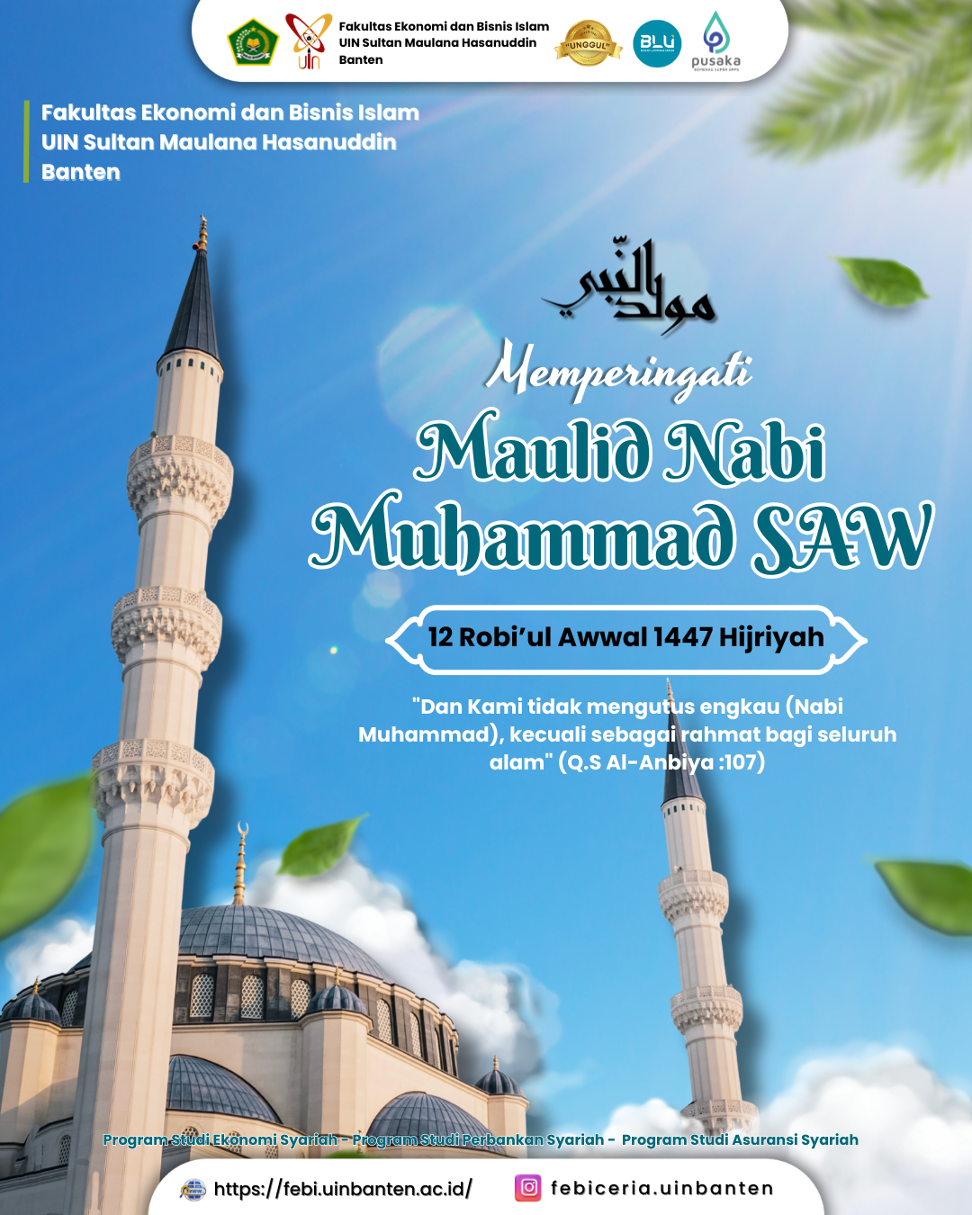 FEBI UIN Sultan Maulana Hasanuddin Banten Memperingati Maulid Nabi Muhammad SAW