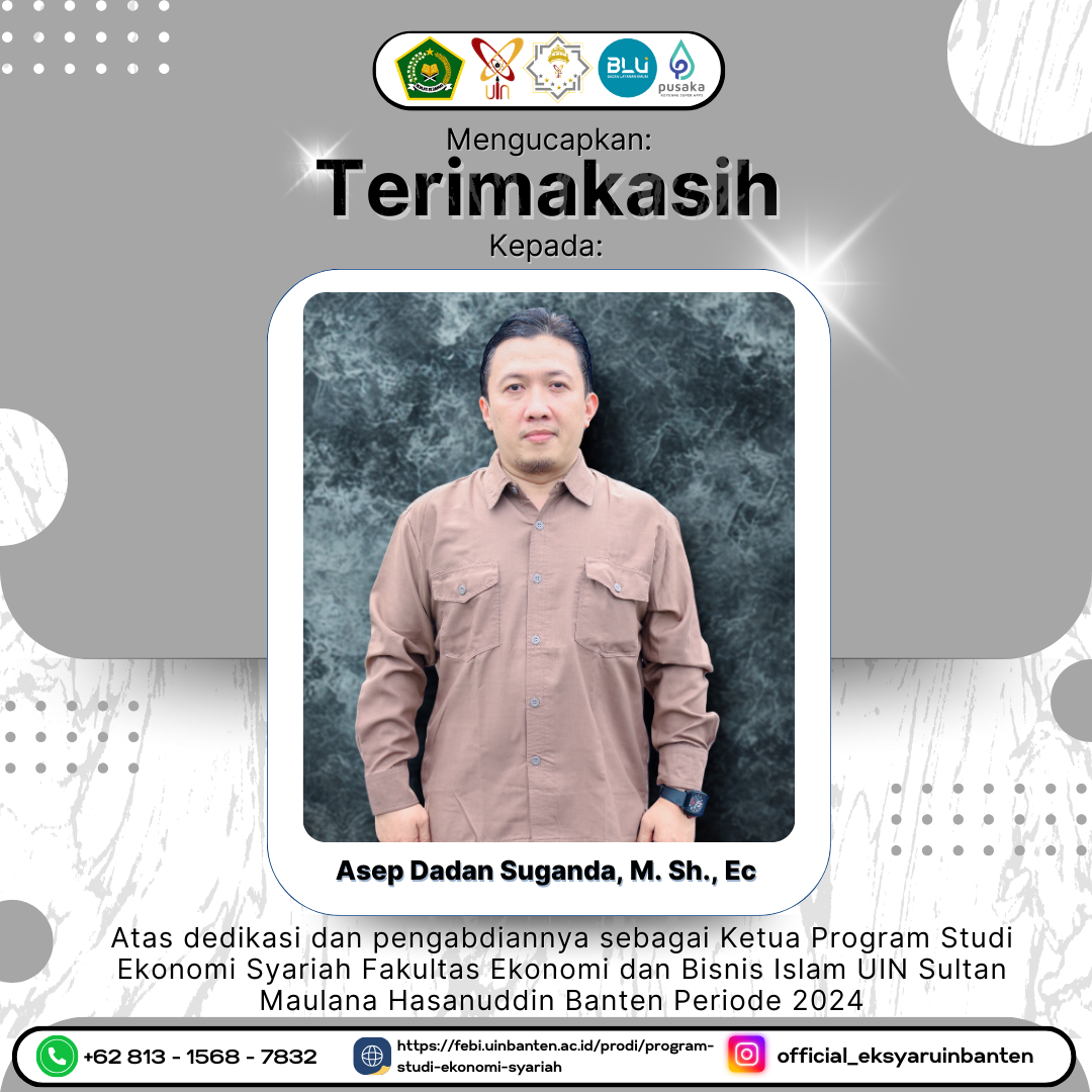 Kaprodi Ekonomi Syariah Periode 2024