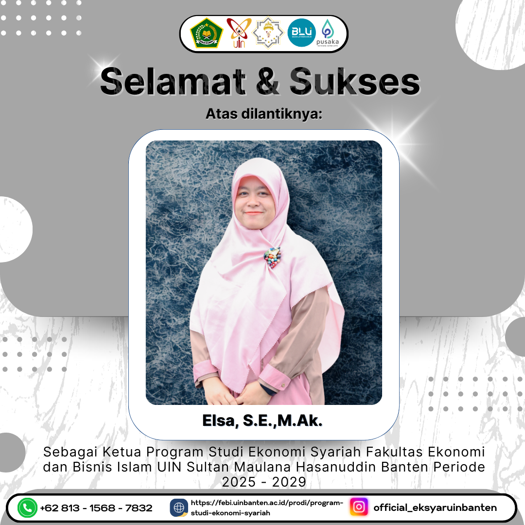 Kaprodi Ekonomi Syariah Periode 2025 - 2029