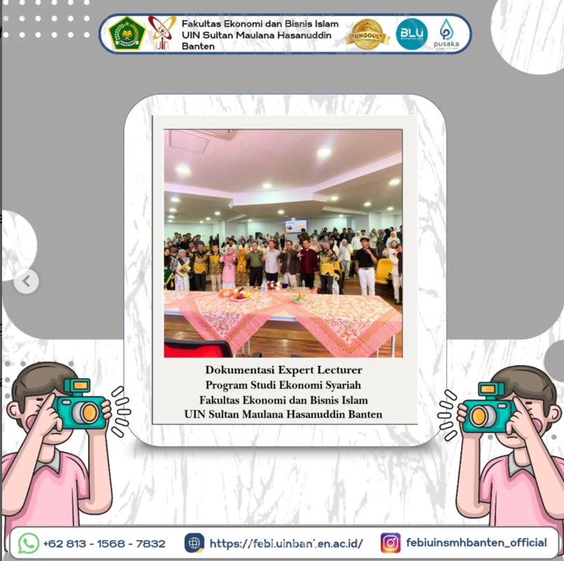 ✨📚 Expert Lecturer Ekonomi Syariah FEBI UIN SMH Banten 📚✨