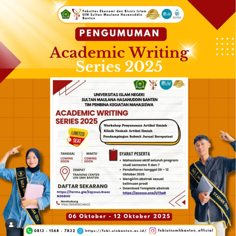 📣 PENGUMUMAN SPESIAL UNTUK MAHASISWA FEBI UIN SMH BANTEN!